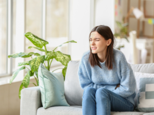 Irregular periods and severe menstrual cramps in women