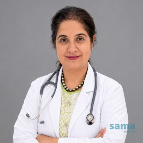 Dr. Sandhya Soneja, Consultant Pediatrician and Neonatologist at Sama Hospital Delhi