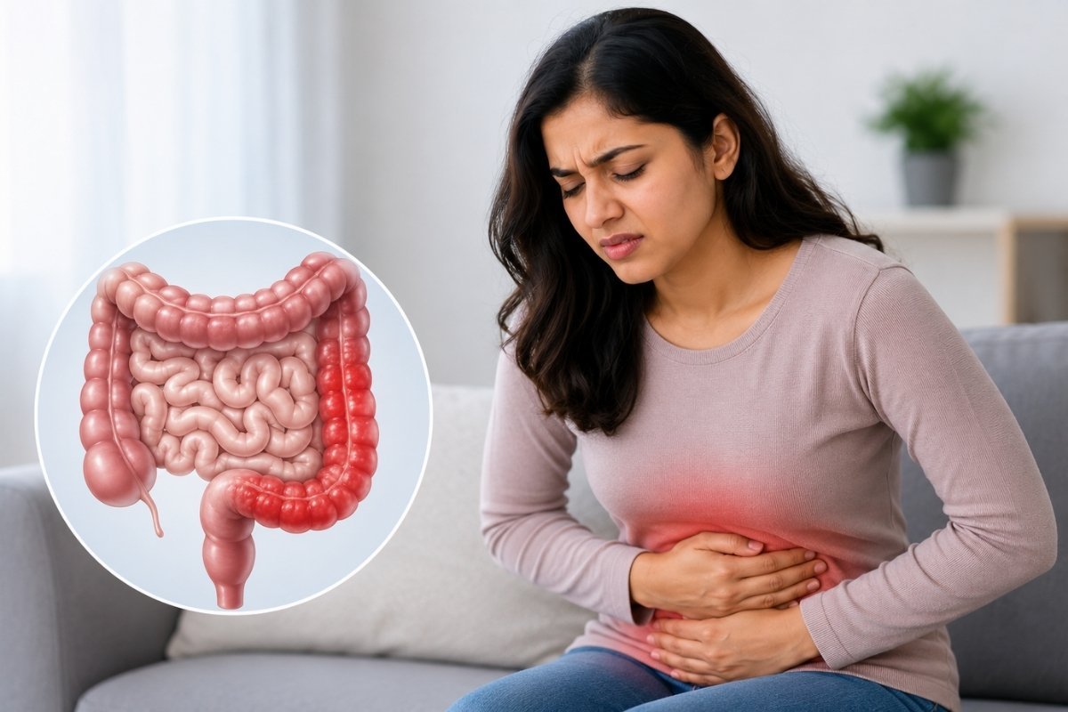 Consultation for the long-term management of inflammatory bowel disease at Sama Hospital, South Delhi