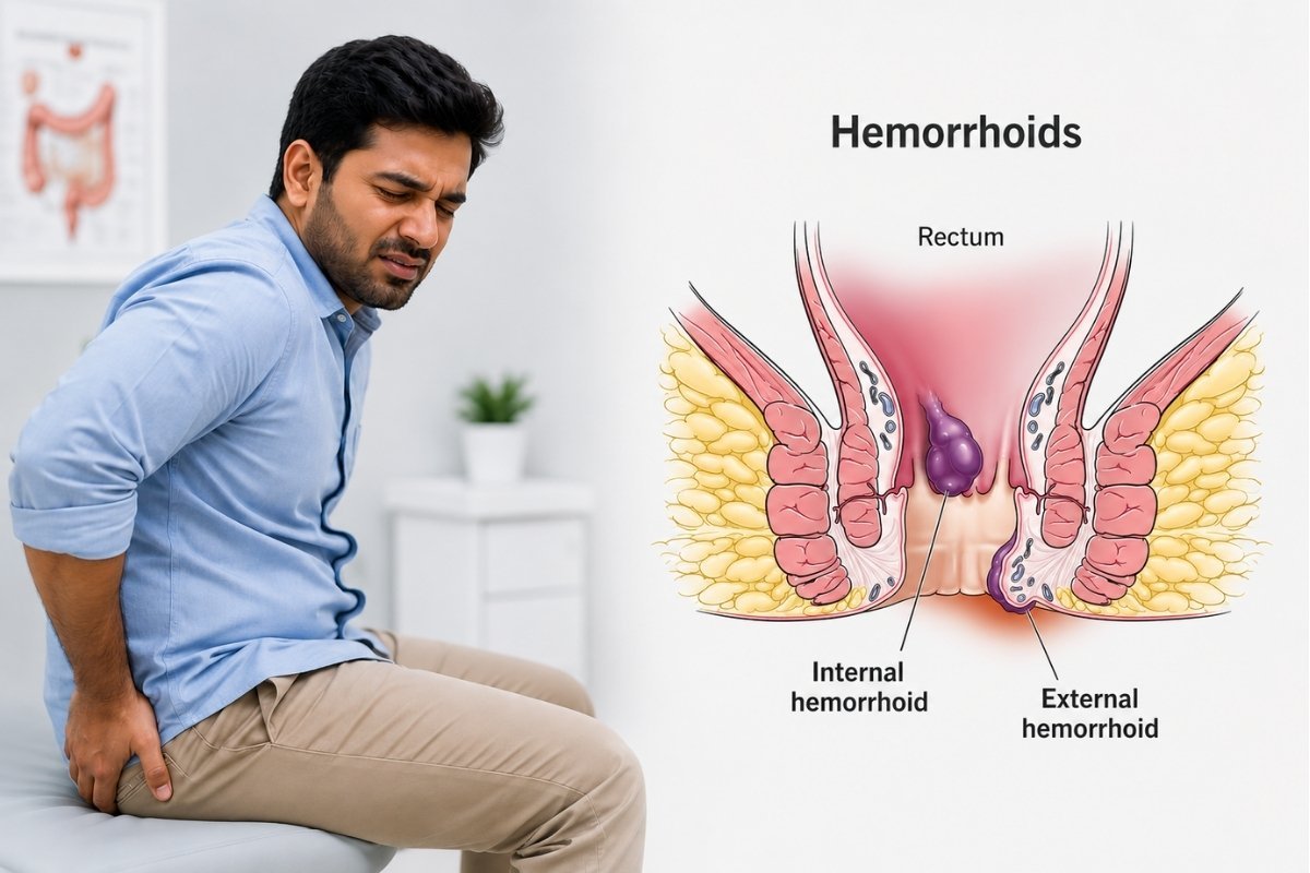 Consultation about laser piles treatment at Sama Hospital, South Delhi